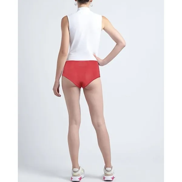 Calle‎ Del Mar Aza Ziegler Red Ribbed Knit Hot Pants Shorts – Size M - Image 7