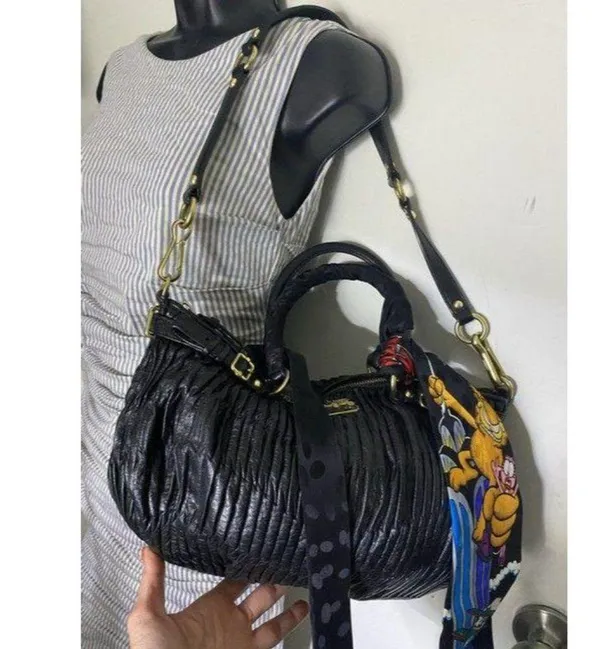 coach w w detachable specialty tie accent black sh - Image 7