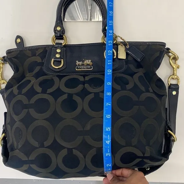 Coach Y2K OP Art satchel handbag - Image 6