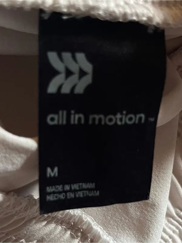 all in motion Cream Cropped Drawstring Pants - Image 8