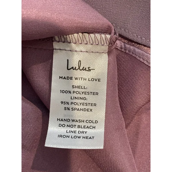 Lulus Long Purple Layered Chiffon Dress Size M New With Tag - Image 4