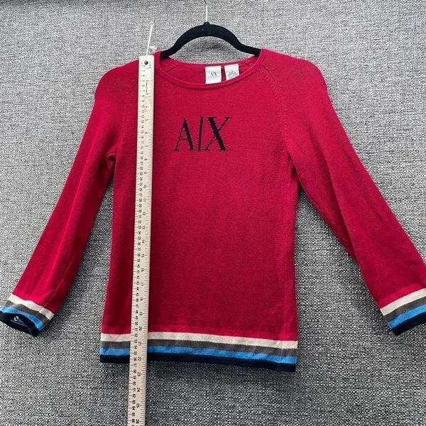 Armani Exchange AX Sweater Red Small‎ - Image 9