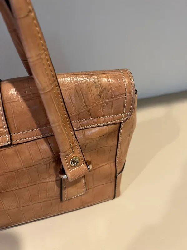 Leather Shoulder Bag Vintage - Image 5