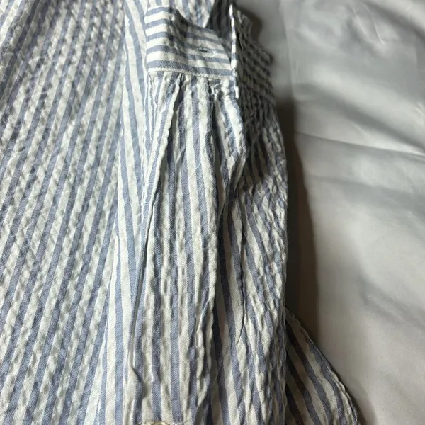 Jane + Delancey 5 Button Henley Rayon Tunic Size 1X Stripes long Sleeve NWT - Image 5