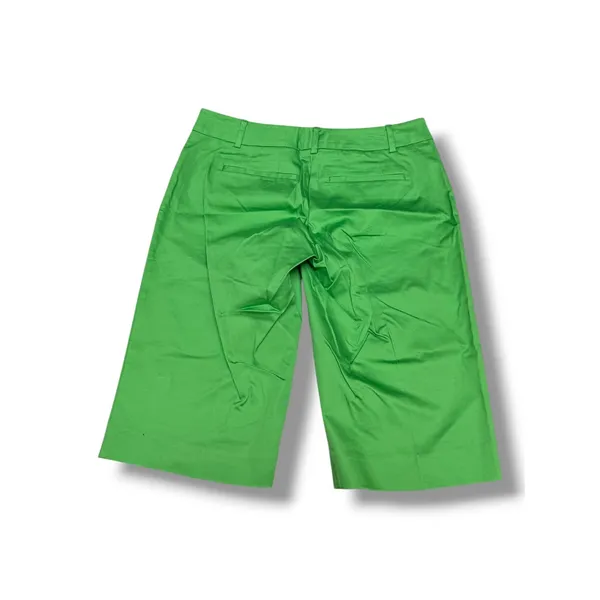 New York & Company 7th Avenue Bermuda Shorts Bright Green Stretch Cotton 2 NWT‎ - Image 3