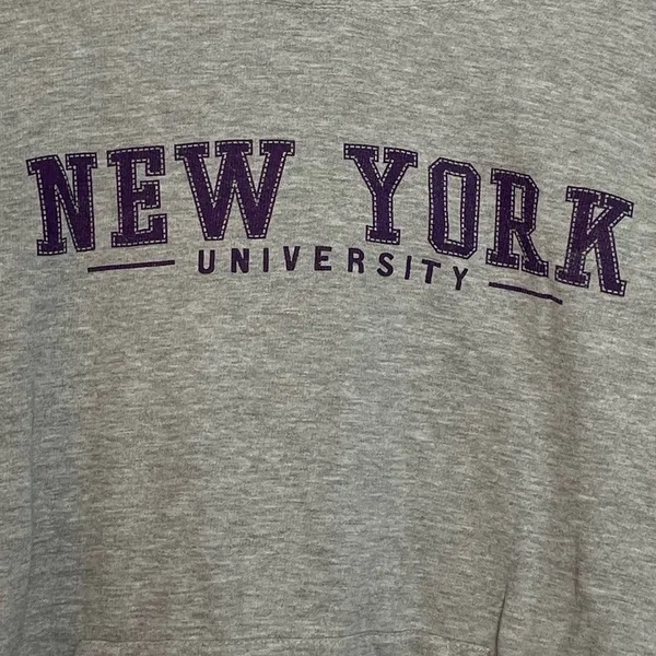MV Sport New York University Pullover Hoodie Size Medium - Image 3