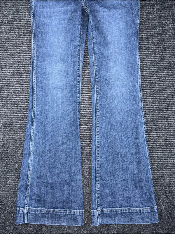 Wrangler Retro High Rise Trouser Bootcut Jeans Women’s 29x32 Stretch Denim EUC - Image 6