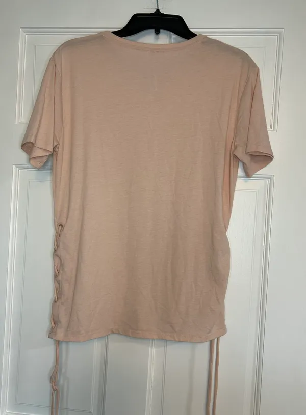 Alo Peach Tie Shirt - Image 2