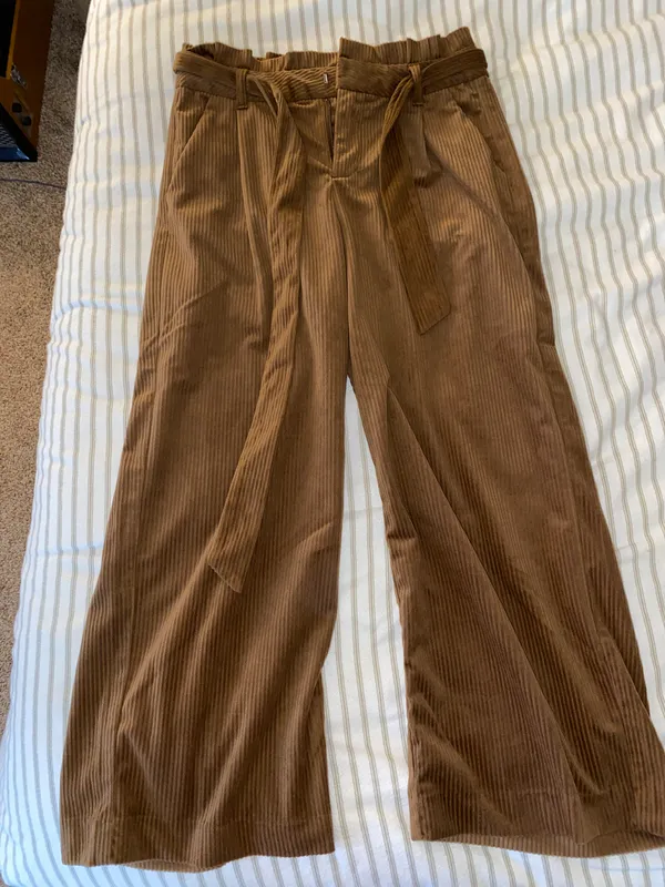 VERO MODA Brown Corduroy Pants - Image 2