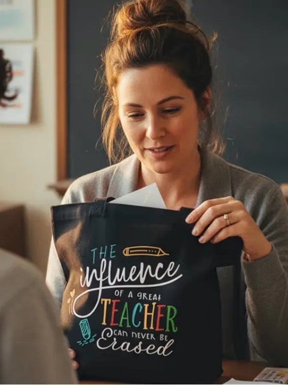 Teacher Influence Graphic Tote - Image 7