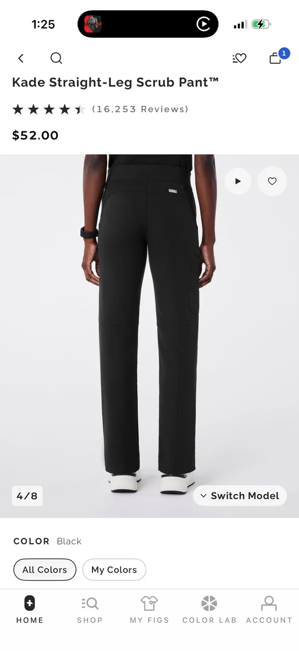 Kade FIGS Scrub Pants - Image 2