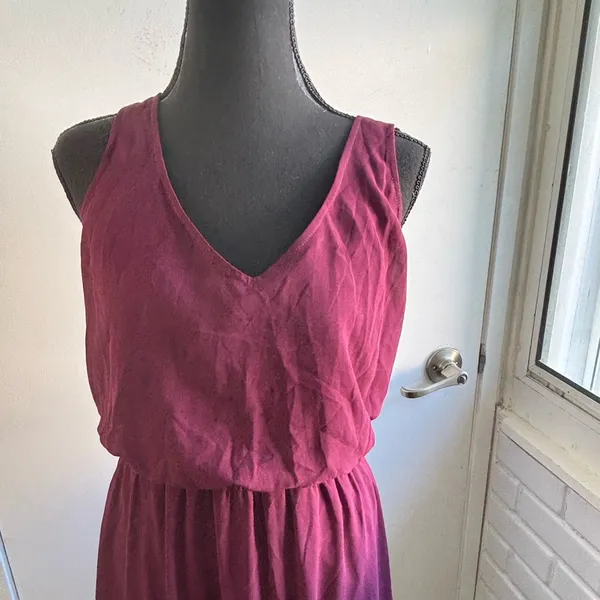 Show Me Your Mumu‎ Kendall Chiffon Maxi Dress medium wedding bridal party - Image 3