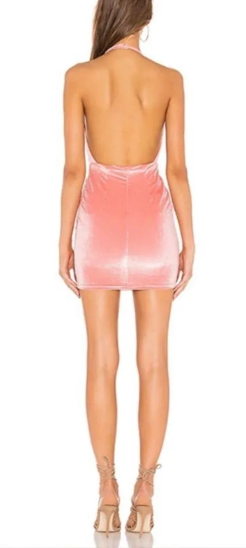 By the Way Revolve Halter Dress - Image 3