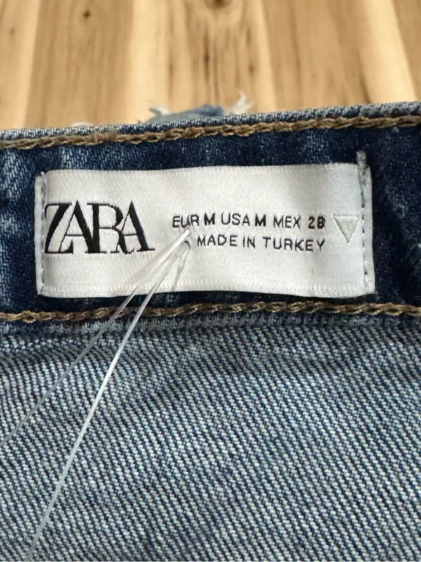 Zara Denim Corset Top Women’s Medium - Image 5