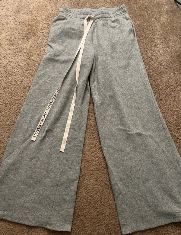 Victoria's Secret Wide Leg Fleece Pants - Image 2
