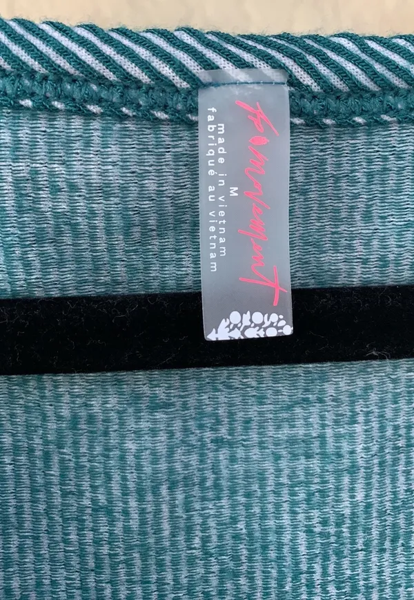 Free People Movement green striped soft top - Image 5