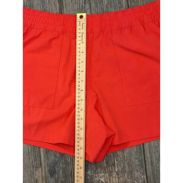 Faherty Shorts Red Orange Athletic‎ Running Training Pockets Comfy 3" Size Large - Image 7
