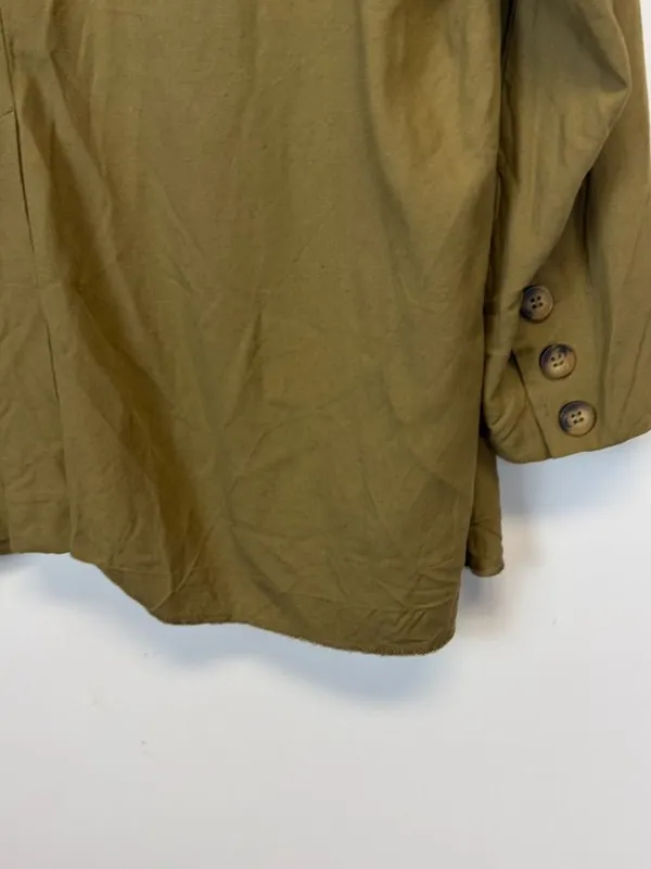 Zara Green Oversized Open Front Jacket - Image 9