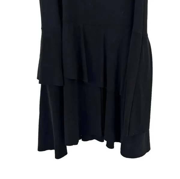 Vintage Y2K Taboo Black Gold Mini Dress Sz M - Image 6