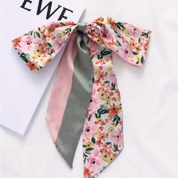 2 Floral Patterned Twillies Blue - Image 6