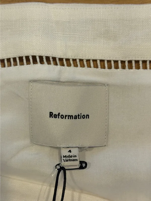 Reformation Linen Top - Image 3