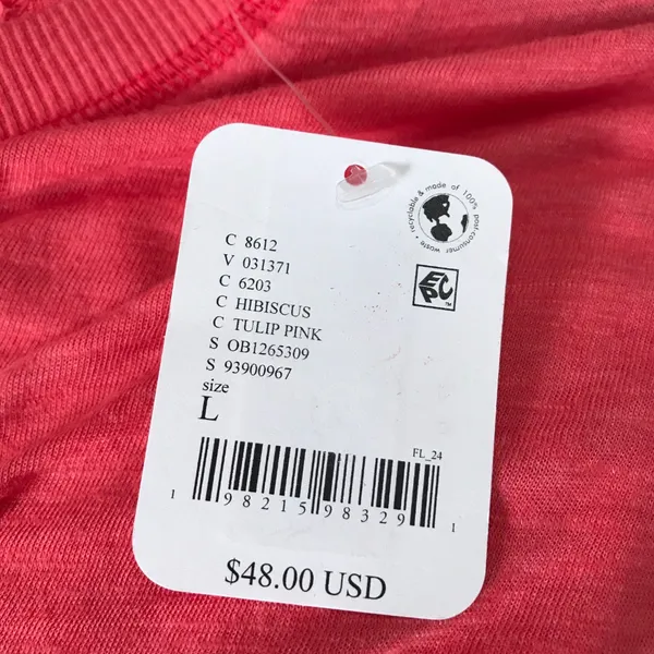 Free People Movement My Time Tee in Hibiscus size L NWT - Image 6