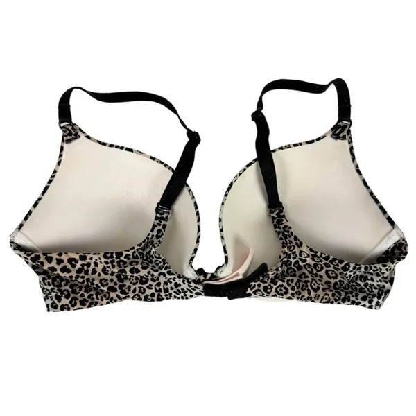 Victoria’s Secret Push Up Bra Sz 34C Leopard Print - Image 2