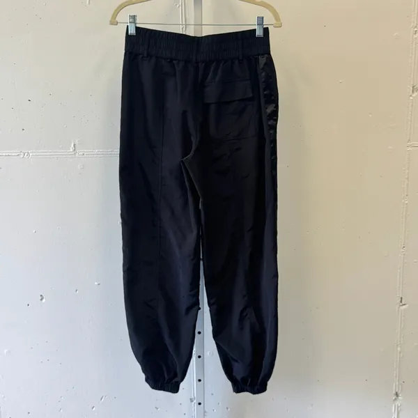 Future Collective Kahlana Barfield Brown Black Track Pants Zipper Cuff XS - Image 3