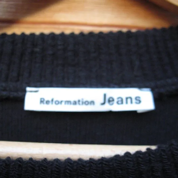 NWT Reformation Cropped Ribbed Pullover Top - Image 9