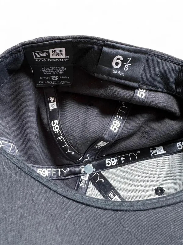 NWOT San Francisco 49ers New Era 59FIFTY Black Fitted Hat (6 7/8) - Image 7