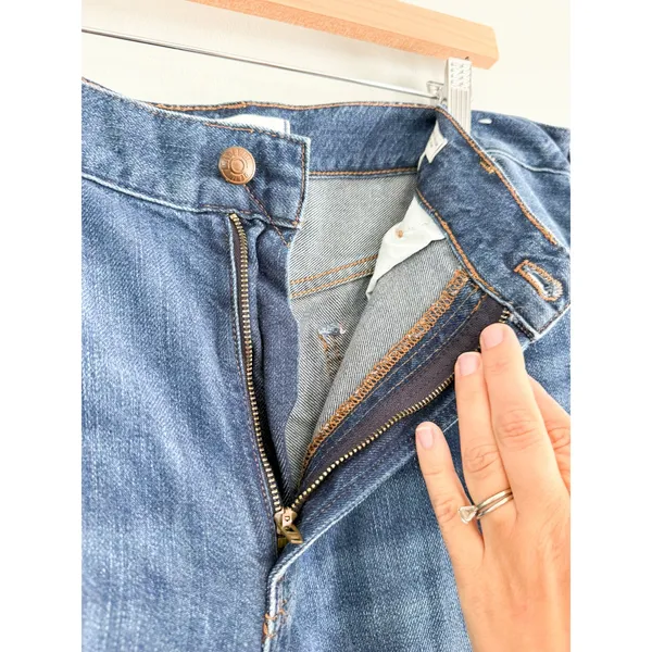 Madewell | Perfect Vintage Wide-Leg SoftDrape Jeans Moffat Wash | Sz 31 - Image 5