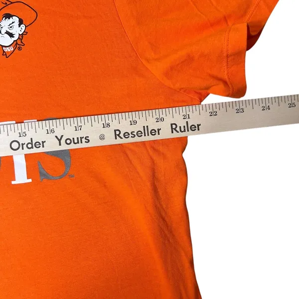 NEW OSU Cowboys Captivating Womens XL Orange V‎ Neck T Shirt Oklahoma State Tee - Image 5