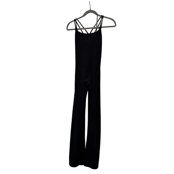 PINK Victoria's Secret Black Strappy Jumpsuit XS - Image 2