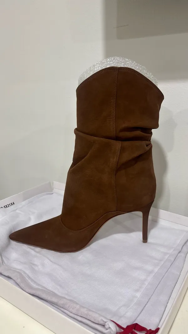 Shutz MARYANA SLOUCH NUBUCK BOOTIE - Image 3