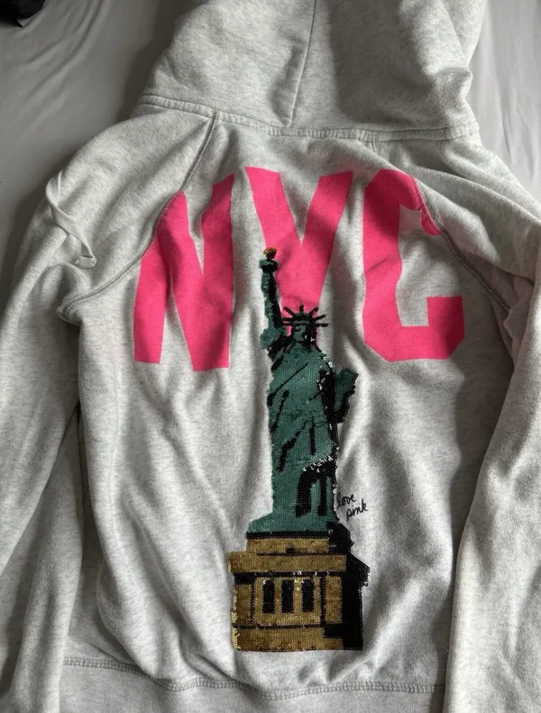 Victoria's Secret X Pink Zip Up Hoodie - Image 2