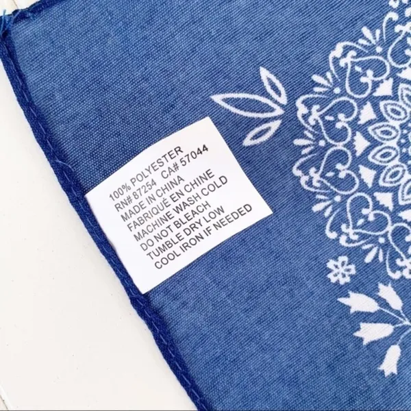 SheIn Blue‎ Bandana - Image 3