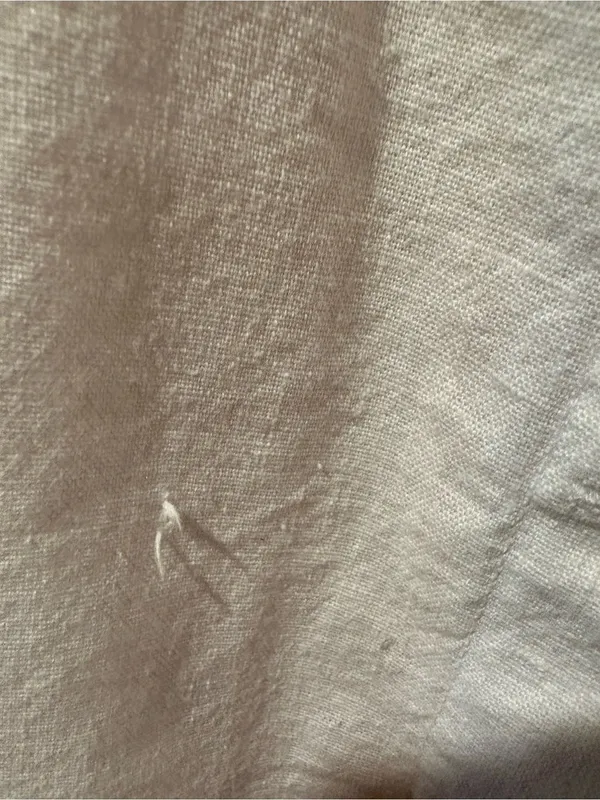 New Day Button-Front Square-Neck White Linen Blend Dress women’s XL - Image 14