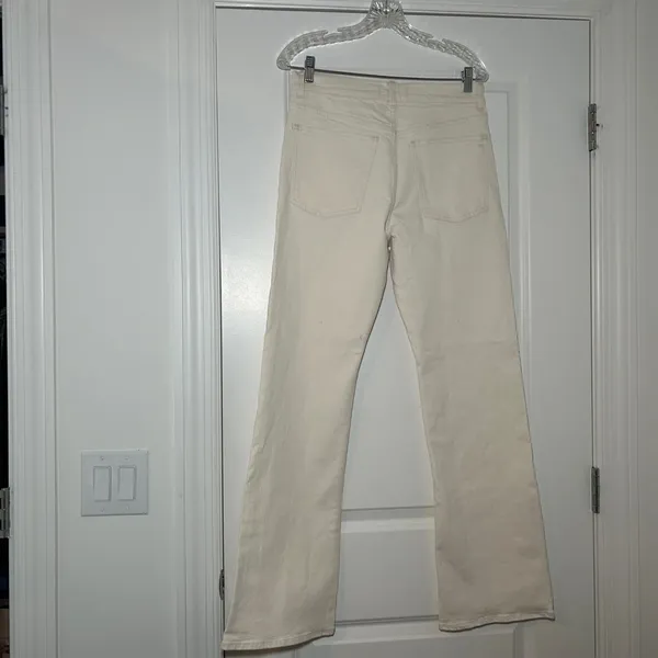 NWT Madewell Relaxed Bootcut Jeans cream women's 28 country western boho summer - Image 6