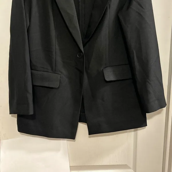 Melrose and‎ Market Black Single Button Blazer Jacket Women's Size Medium - Image 7