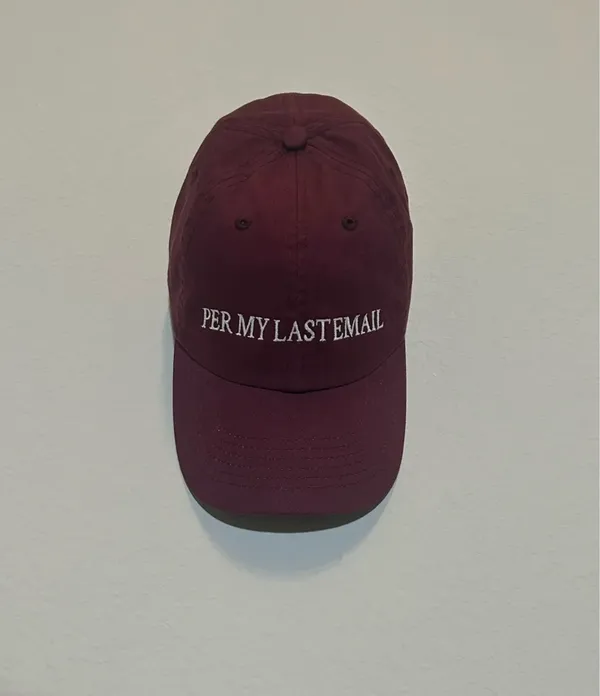Baseball hat Red - Image 2