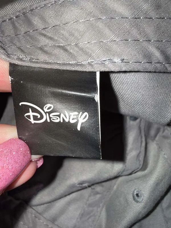 Disney Lilo & Stitch Ohana Embroidered Grey Baseball Dad Hat - Image 7