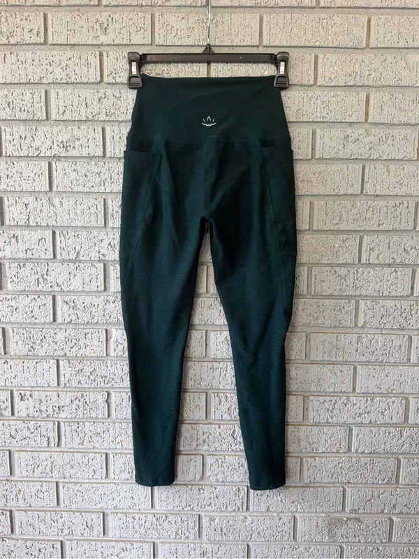 Beyond Yoga Spacedye Out of Pocket Leggings Dark Spruce Green Heather Size XS - Image 5