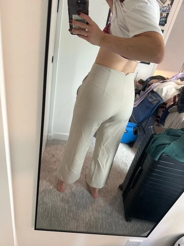 Khaki Zara pants - Image 4