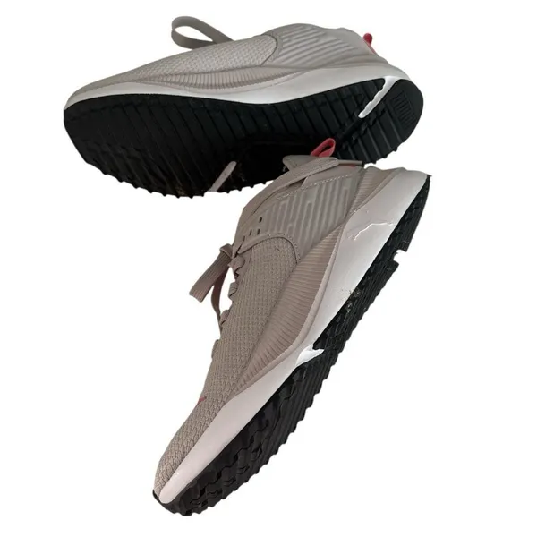 Puma PC Lace Up Runner Sneaker Gray and Pink Sneakers Lightweight EUC - Image 3