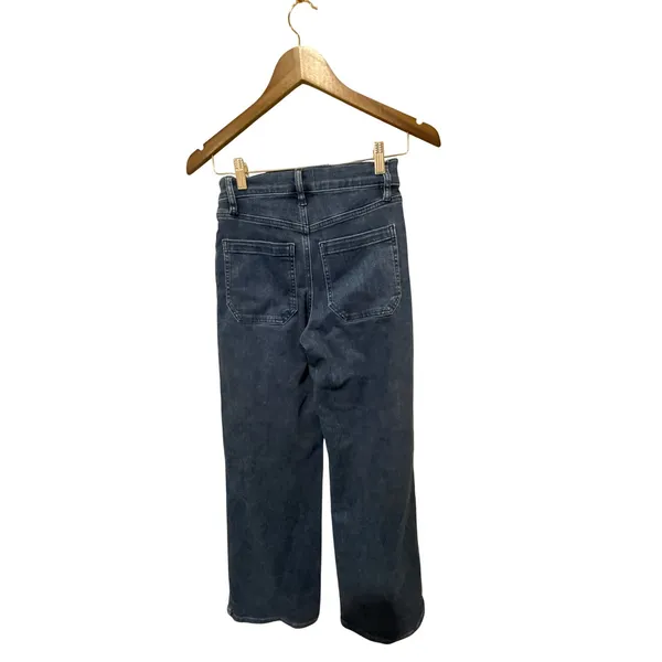 FRAME Le Slim‎ Palazzo Modernist Pocket Jeans in Loner Size 24 - Image 7