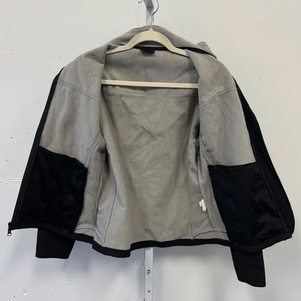 Vintage Yamaha Racing Women's Softshell Fleece Jacket Fleece Medium Black‎ - Image 3