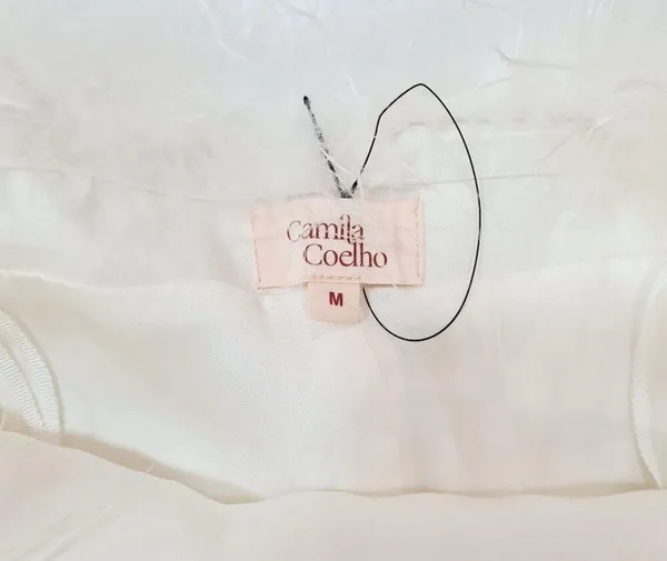 Camila Coelho Astrid Mini Dress in Ivory Medium - Image 6