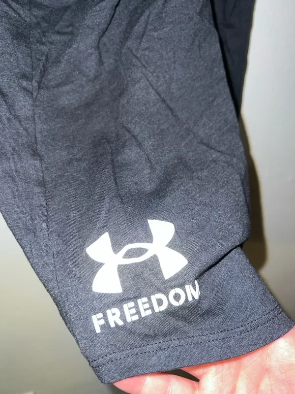 Under Armour Loose Black Racerback Tank with Multicolor USA Logo - Image 6