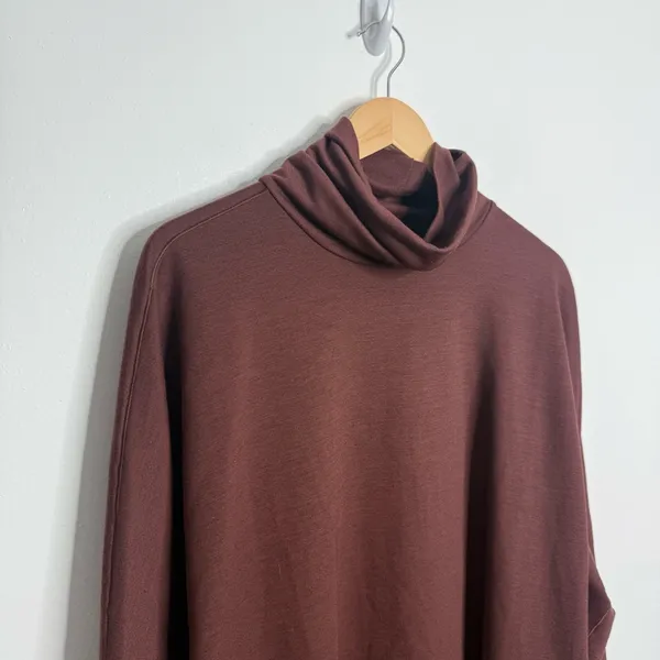 Lululemon Lab Moraine Turtleneck Merino‎ Wool Blend Pullover Dark Cedar Casual - Image 4