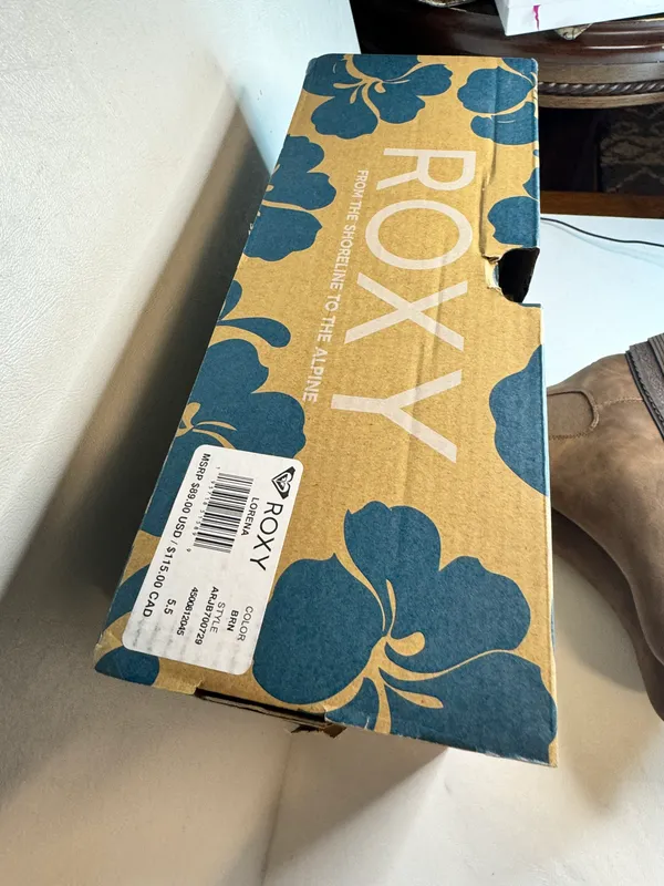 Roxy Lorena Winter Boots brown casual classic outdoor comfy cozy fall winter - Image 9
